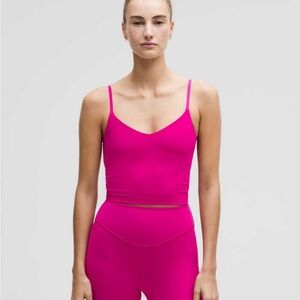 Lululemon Align Cropped Cami - Ripened Raspberry - Size 6